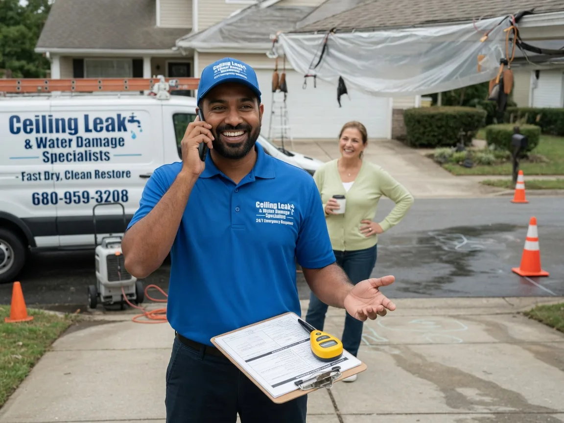 Ceiling Leak Cleanup Oceana, WV FAQs